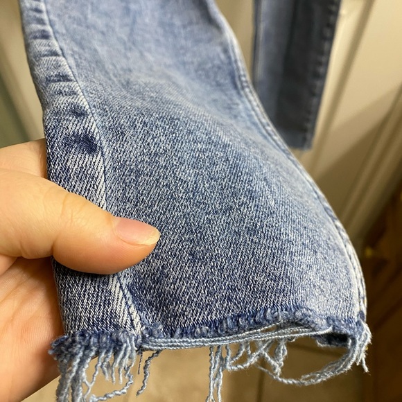 Woman’s skinny high waist blue jeans - Picture 4 of 4